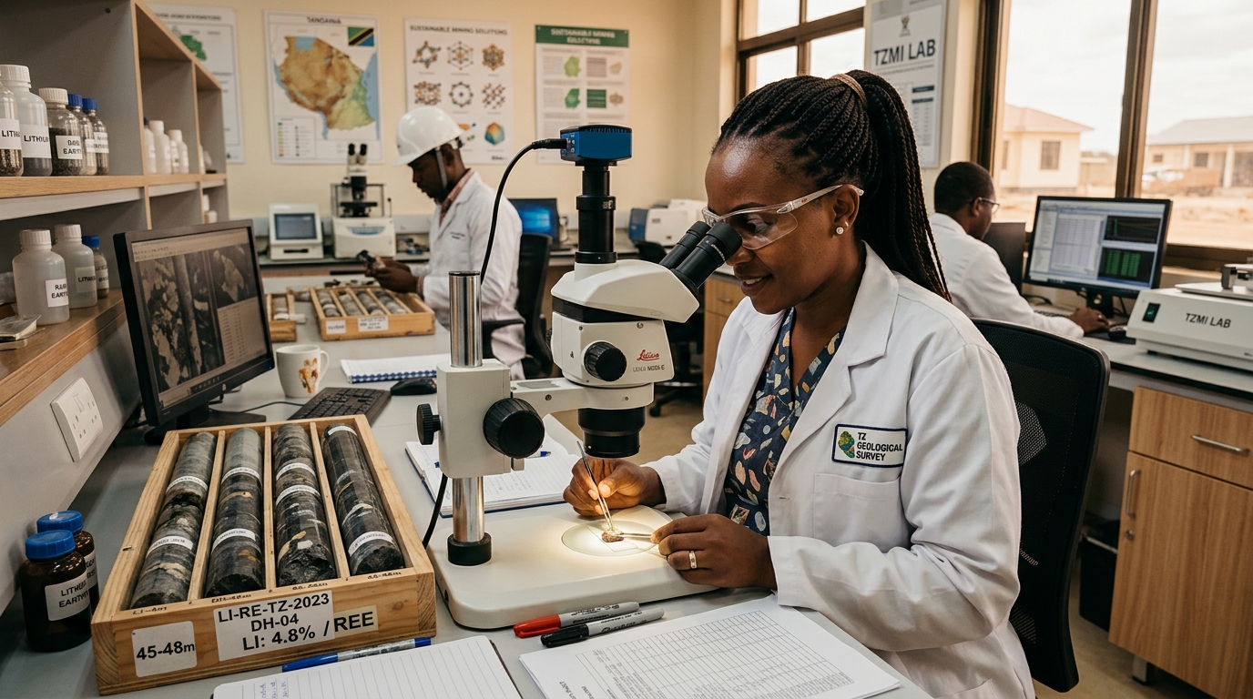 Certified mineral testing laboratory in Tanzania